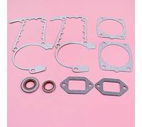 Rynplex Kit de sello de aceite de juntas de silenciador de cilindro de cárter, for STIHL MS341 MS361 MS 361, piezas de motosierra 11350071050 9640 003 1560 Kit de cojinetes de cigüeñal para motosierra