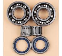 Rynplex Kit de sello de aceite del cojinete de aguja del cigüeñal, for piezas de motosierra Husqvarna, 365 371 372 372XP 362 Kit de cojinetes de cigüeñal para motosierra