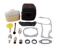 Rynplex Kit de sello de aceite del filtro de aire de la junta del motor del silenciador de escape, for Husqvarna 365 362 372 371, repuestos de motosierra Kit de cojinetes de cigüeñal para motosierra
