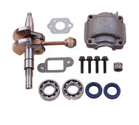 Rynplex Kit de sellos de aceite del cilindro del cigüeñal, for STIHL MS180 MS 180 018, piezas de reconstrucción de motosierra de gasolina 11320300402 Kit de cojinetes de cigüeñal para motosierra