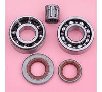 Rynplex Kit de sellos de aceite del cojinete del cigüeñal, for piezas de motosierras STIHL, MS361 MS 361 95030034266 95030030354 Kit de cojinetes de cigüeñal para motosierra