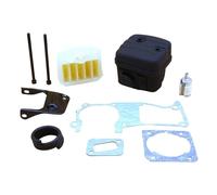 Rynplex Kit de tornillos y pernos for soporte línea filtro combustible aire escape silenciador for motosierra jardín Husqvarna 340 345 346 346XP 350 351 353 Filtro de aire