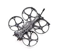 Rynplex Kits de marco fibra carbono CK95 95 mm con 4 conductos for drones RC FPV Racing Freestyle 2 pulgadas 1104 1106 1204 1206 Componentes de configuración de drones aéreos(Schwarz)