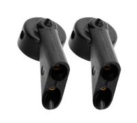 Rynplex Limpiaparabrisas trasero brazo tuerca perno tapa cubierta arandela boquilla Jet, for Audi, A1 Sportback A3 8P 8V A4 B6 B7 B8 B9 A6 C6 C7 Q3 Q5 Q7 Boquilla rociadora para limpiaparabrisas trase