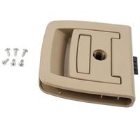 Rynplex Manija Tapa Maletero Trasero Abs Pc 135x125mm, para Bmw, para X5 E70 E71, para X6 2006-2013 agarre del mango de la estera del maletero del coche(BLACK B Beige)