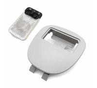 Rynplex Panel de luz lectura interior del coche, cubierta lámpara techo, for Peugeot, for 206 207, for Citroen, for C2, color gris Luz de lectura de techo interior del coche(Cover and Light)