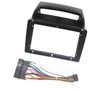 Rynplex Panel de radio estéreo de 9" for automóvil, for Carnival VQ 2006-2014, reproductor de video, audio, tablero, kit de montaje de marco 2 Din, reinstalación y moldura Marco del tablero de instrum