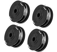 Rynplex Paquete de 4 carretes de Repuesto for desbrozadora para Bosch | ART 24, 27, 30, 30-36 LI, alambre de 6 m, carrete for desbrozadora para Bosch, n.º F016800351
