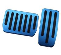 Rynplex Pedales de coche, for Tesla, Modelo 3 Model3 2016-2020 Piezas Resto Pedal freno Protección Cubierta Accesorios Kit de protección para pedales de coche(BLACK Blue)
