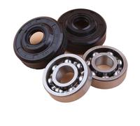 Rynplex Sello de aceite del cojinete del cigüeñal, for Partner 350 351 370 371 390 420, for Husqvarna 136 137 141 142, repuestos de motosierra Kit de cojinetes de cigüeñal para motosierra