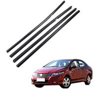 Rynplex Sello de goma interior del automóvil Burlete para ventana de puerta coche 4 piezas, para City 2008-2014, kit cinturón sellado moldura, accesorios exteriores A