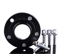 Rynplex Separadores de rueda 5x112 Hubcentric 66.6 Accesorios for automóvil Adaptador aluminio 20 mm Adecuado for separadores automóviles Placa cuñas Espaciador de rueda(BLACK 12mm)