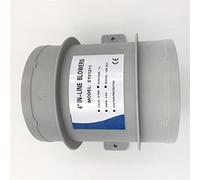 Rynplex Soplador Marino de 12 V con Alto Flujo Aire y Agua, diámetro 4 Pulgadas, Carcasa Motor niquelada Resistente a la corrosión, Duradero Ventilador de refrigeración del Compartimento del