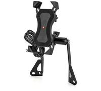 Rynplex Soporte for teléfono desmontable, for MOTO, for GUZZI V85 TT V85TT 2019-2020, soporte for parabrisas de motocicleta, soporte for teléfono móvil, soporte for placa de navegación GPS Soporte par