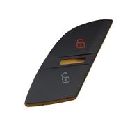 Rynplex Tapa del botón interruptor de desbloqueo la cerradura puerta central delantera, solo LHD, for, TT TTS TTRS R8 2007-2014 Interruptor de desbloqueo de puerta de coche(Only Cover RH)