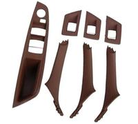 Rynplex Tirante para Panel de Puerta de Auto Embellecedor del panel interior de la manija puerta pasajero Lhd Rhd, para Bmw, para Serie 5 F10 F11 F18 520I 523I, para 525I 528I 535I(BLACK Lhd Red)