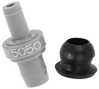 Rynplex Válvula de ventilación pcv para automóvil 12204-15050 Válvula Pcv de ventilación del cárter 90480-18001 045-0307 Fv385, para Kia, para Sephia 1.8L 2000-2001(BLACK 10 Set)