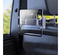 Rynvarl Soporte de Tableta para Coche - Soporte de Reposacabezas Giratorio de 360° con Brazo Extensible y Ajustable Compatible con Tabletas iPad/Samsung de 4,7 a 12,9 Pulgadas