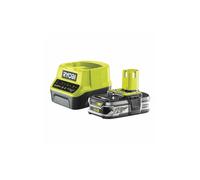 RYOBI - 1 batería de litio+ 18V ONE+ 2,5 Ah y 1 cargador rápido 2,0 A - RC18120-125