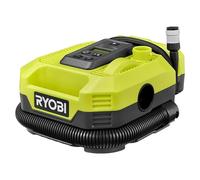 Ryobi RMI18 - Compresor e inflador inalámbrico de 18 V One+ - hasta 11 Bar/hasta 500 L/min - Incluye 3 Puntas de inflado (sin batería)