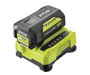 Ryobi 36v Lithumplus 4.0 Ah Batteria - 1 Ry36bc60a -140 Caricatore Veloce.