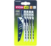 Ryobi 5 Cuchillas Sierra de Calar FLUSHCUT Madera/Enmarcado/Invertido