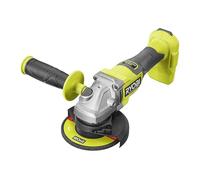 RYOBI - Amoladora angular de 2000 W diam. 230 mm - 6600 rpm - Mango trasero orientable 180° - Soft Start - Viene con 1 disco para desbarbar metal diam. 230 mm y 1 llave de servicio - EAG2000-G