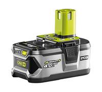 RYOBI - Batería 18V ONE+ 4.0 Ah Ion-Litio - Compatible con Todas las Herramientas 18V ONE+ y 100% Retrocompatible - De Gran Autonomía y Rendimiento - RB18L40