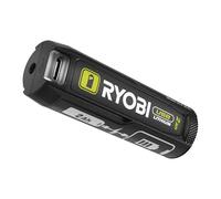 RYOBI Batería USB de Litio 4 V 2,0 Ah RB4L20 - Batería Externa compacta, Carga USB-C, indicador LED, celda 18650, Compatible con Herramientas USB de Litio
