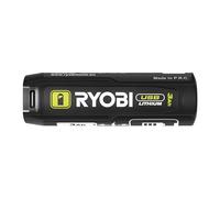 RYOBI - Batería USB de Litio (4 V, 3,0 Ah, Compatible con la Gama USB de Litio y útil como batería Externa, Viene con Cable USB-C - RB4L30