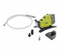 RYOBI - Bomba de Trasvase 18V ONE+ - Usos Pequeñas Inundaciones, Fregaderos/Bañeras Obstruidas - Incluye Manguera de Ø12 mm, Racor Rápido 18 mm, Adaptador, Aceite Lubricante y Filtro - R18TP-0