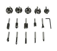RYOBI Caja de 15 cortadores variados vstago 6 mm - RAKRBS15