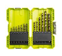 RYOBI-Caja empilable 19 brocas HSS metal 2 con 10 mm