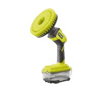 RYOBI - Cepillo Rotativo Compacto Inalámbrico 18V One+ - Ø 15cm, Velocidad 210rpm - Limpieza sin Esfuerzo para Muebles de Jardín, Paredes de Ducha y Barbacoas - sin Batería ni Cargador - R18CPS-0