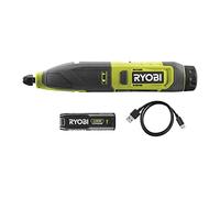 RYOBI - Cincel Tallador para Madera 4V USB Lithium - 200 rpm - Ideal para Madera Blanda o para Quitar Pintura - Compacto y Liviano - Incluye Batería Extraíble y Cable USB-C para Cargar - RPC4-120G