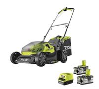 Ryobi Cortacésped Brushless 18V One+ RY18LMX40A-240 Ø37cm 2x4,0Ah Recogida y Mulching 45L