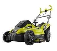 Cortacésped Ryobi RLM15E36H/ 1500W/ Corte Ø36cm/ Incluye Recolector de Hierba 45L y Adaptador Mulching