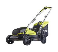 RYOBI - Cortacésped Eléctrico Inalámbrico a Batería 18V One+ Ø33cm - Recoge y Mulching - Gran Autonomía - Compacto y Fácil de Almacenar - Se Entrega con 1 Obturador - OLM1833B