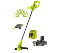 Ryobi desbrozadora inalámbrica ry18lt23a-120p, incluye 1 batería de