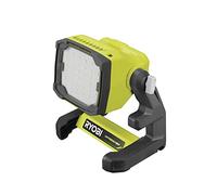 Ryobi - Foco LED 18V ONE+ - Cabezal Giratorio 360°, Variedad de Opciones de Montaje y Colgado, 3 Intensidades, Max. 1800 Lm - Peso 0,86kg - Batería y Cargador no Incluidos - RLFD18-0