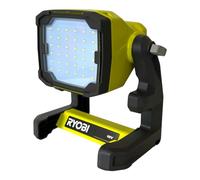 Ryobi - Foco LED 18V ONE+ - Cabezal Giratorio 360°, Variedad de Opciones de Montaje y Colgado, 3 Intensidades, Max. 1800 Lm - Peso 0,86kg - Batería y Cargador no Incluidos - RLFD18-0