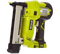 RYOBI - Grapadora de Acabado 18G de Aire Comprimido 18V ONE+ - Grapas 5,5-6,1mm de Ancho, 10-38mm de Largo - Incluye 500 Grapas, 2 Puntas de Protección de Material, sin Batería ni Cargador - R18S18G-0
