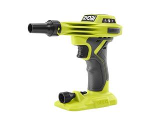 RYOBI - Inflador de Gran caudal (18 V, One+250 L/Min RVI18-0 (sin batería) | Inflado y drenaje rápidos de colchones, boyas y piscinas, boquilla de pellizco, boquilla ancha y bolsa de almacenamiento