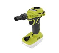 RYOBI - Inflador Desinflador Portátil y Rápido a Batería 18V ONE+ para Productos Hinchables - Incluye 1 Punta Infladora para Válvula de Apriete (sin Batería ni Cargador) - R18PI-0