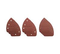 RYOBI - Juego de 10 Discos de Lijado Auto-Adherentes 140x100mm para Lijadora Triangular - Discos Abrasivos de 3 Tipos de Grano 60, 80 y 120 - Eficientes y Duraderos - SCS10A1