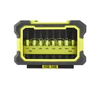 RYOBI - Juego de 10 Puntas de Atornillado Especial Impact ONE+ - Puntas Mixtas 50mm PH/PZ/TX - Inserción Rápida en la Cabeza del Tornillo - Zona de Torsión - Herramientas Duraderas - RAK10MSDI