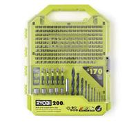 RYOBI Juego de 200 brocas y accionamiento de impacto