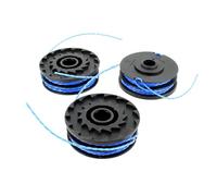 RYOBI - Juego de 3 Carretes Hilo Ø1,65mm, L3,1m para Desbrozadoras y Cortabordes Eléctricos - Hilo Resistente - Modelos Compatibles RLT4125, RLT4027, RLT5127, RLT5027, RLT6130, RLT6030 - RAC123
