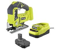 Ryobi Kit combinado de sierra de calar orbital de iones de litio de 18 voltios con batería y cargador (paquete a granel, embalaje no minorista)