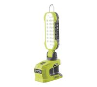 Ryobi - Lámpara LED 18V ONE+ - Orientación 180° Adelante/Atrás y Derecha/Izquierda, Gancho de Suspensión, 3 Intensidades, Max. 900 Lm - Peso 0,5kg - Batería y Cargador no Incluidos - R18ALP-0